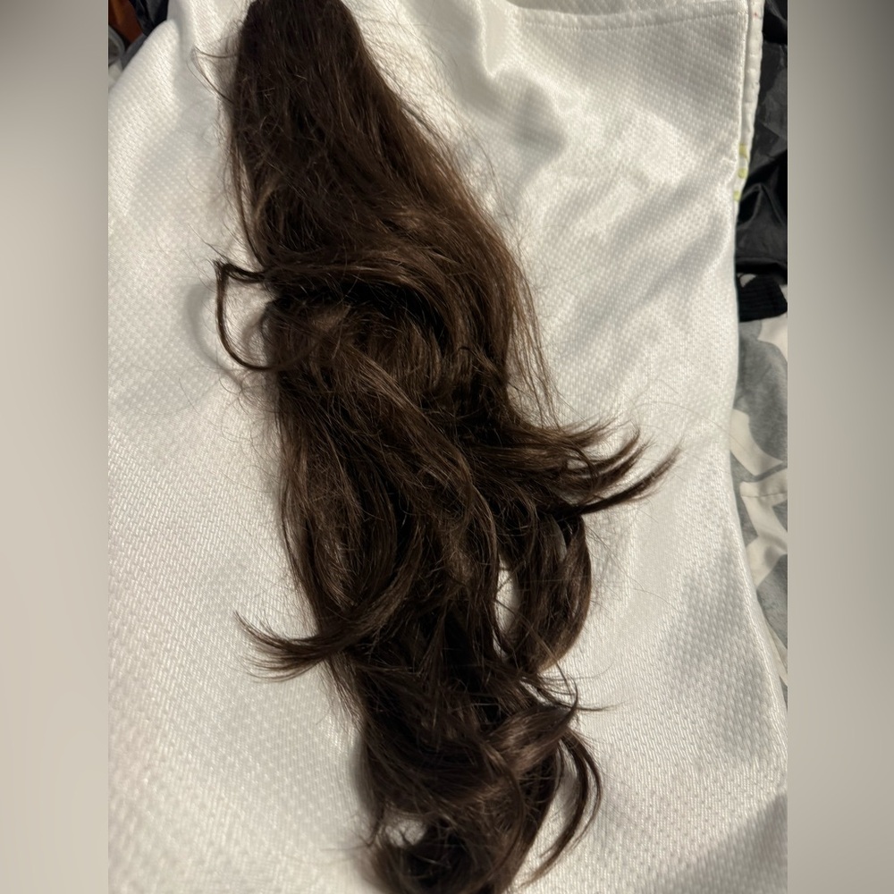 Hair Extensions with claw clip Dark Brown